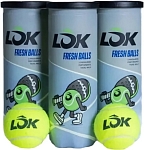 (EU) Мячи для падел тенниса Lok Fresh Balls, 24 банки (3 шт в банке)