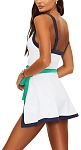 Платье женское Beach Riot Short Dress W, Белое/Зеленое (S)