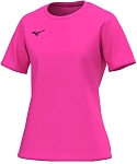(EU) Футболка женская Mizuno Team, Розовая (M)