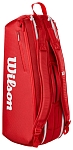 Сумка Wilson для тенниса Super Tour 6R 2025, Красная
