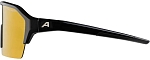 Очки солнцезащитные Alpina Ram Hr Q-Lite V Black Matt/Varioflex Silver Mirror, Черный Матовый/Бронзовый