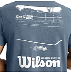 (EU) Футболка мужская Wilson Easy Street, Синяя (XL)