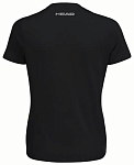 (EU) Футболка женская Head Club Lucy, Чёрная (L)