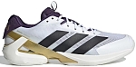 Кроссовки мужские Adidas Adizero Ubersonic 5, Белые/Черные/Золотые (р. 44,5)