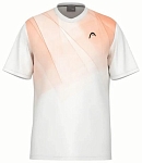 (EU) Футболка мужская Head Topspin, Оранжевая градиент (XL)