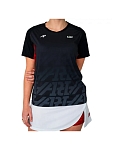 (EU) Футболка женская Lok Stanish A1 Padel, Чёрная (XS)
