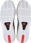 (EU) Кроссовки мужские Wilson Rush Tour 5 Clay White/Turquoise/Coral Wrs338260, Белые (р. 46)