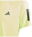 (EU) Футболка для мальчиков Adidas B Club 3Stripes KQJ40, Жёлтая (рост 128 см)