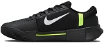 Кроссовки мужские Nike Zoom GP Challenge 1.5 Clay, Чёрные/Серые, для грунтовых кортов, с технологией Air Zoom (р. 26)