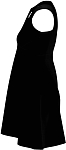Платье женское 7/6 Nika Dress, Чёрное (2XS)