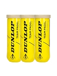 (EU) Мячи для падел тенниса Dunlop Team Padel, 3 банки (3 шт в банке)