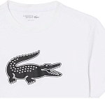 (EU) Футболка мужская Lacoste Core Performance, Белая, Чёрная (S)