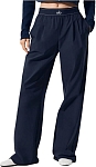 (CN) Брюки женские Alo Yoga Suit Up Trouser Long, Синие (M)