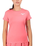 Футболка женская Mizuno Daybreakers Printed SS Tee W, Розовая (S)