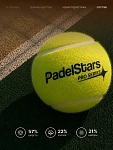 Мячи для падел тенниса PadelStars Pro Series (3 шт в банке)