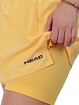 Юбка женская Head Play Skort W, Жёлтая (S)