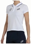 (EU) Поло женское Bullpadel Exilo, Белое (M)