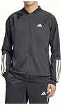 (EU) Ветровка мужская Adidas 3 полоски, Чёрная (S)