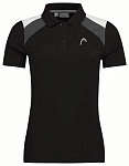 (EU) Поло мужское Head Club 22 Tech W 814421, Чёрное (M)