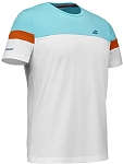 (EU) Футболка мужская Babolat Performance Pro, Бирюзовая;Белая (L)