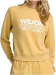 (EU) Толстовка женская Wilson Sideline Crew, Желтая (XS)