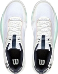 (EU) Кроссовки мужские Wilson Rush Tour 5 Clay White/Turquoise/Coral Wrs338260, Белые (р. 46)