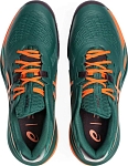 (EU) Кроссовки мужские Asics Gel-Resolution X Padel Green/Orange 1041A492, Зелёные (р. 43.5)
