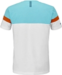 (EU) Футболка мужская Babolat Performance Pro, Бирюзовая;Белая (L)