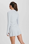Лонгслив женский SURE 1/2 zip с охлаждающим эффектом, Голубой (S)