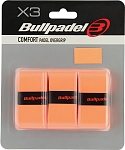 Овергрип (намотка) для ракетки Bullpadel GB1200, 3 шт, неоновый оранжевый