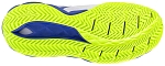 Кроссовки теннисные унисекс Mizuno WAVE ENFORCE TOUR 2 AC, Белый/Синий/Салатовый (р. 44)