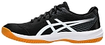 Кроссовки мужские Asics Upcourt 6, Черные/Белые, для тенниса и падела (р. 42)