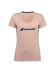 (EU) Футболка для девочек Babolat Exercise Babolat Tee, Бежевая (12/14)