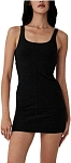 (CN) Платье-комбинация женское Alo Yoga Crew Neck Moderate Short Slip, Чёрное (XS)