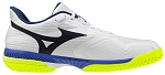 Кроссовки мужские Mizuno Wave Exceed Court, Белые/Синие, лёгкие, для активной игры (р. EUR 43)