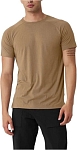 (CN) Футболка с круглым вырезом Alo Yoga The Triumph Crew Neck Tee, Бежевая (S)