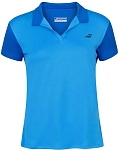 (EU) Поло женское Babolat Play Polo 3Wp1021, Голубой (XS)