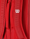 Сумка Wilson для тенниса Super Tour 6R 2025, Красная