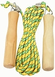(EU) Скакалка Softee Deluxe, 0009743, Желто-зеленая (264 см)