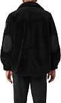 (CN) Бомбер унисекс Alo Yoga Velvet feel Coat, Чёрный (S)