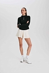 Лонгслив женский SURE 1/2 zip с охлаждающим эффектом, Черный (L)