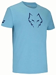 (EU) Футболка мужская Babolat Хуан Леброн 2025, Голубая (S)