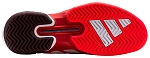 Кроссовки мужские Adidas Adizero Ubersonic 5 Clay, Прозрачный Красный/Нулевой Металлик/Рубиновое Сияние, для грунтовых кортов (р. )