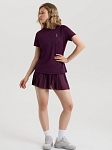 Футболка женская 7/6 Kate T-shirt - Potent Purple, Винная (L)