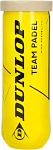 (EU) Мячи для падел тенниса Dunlop Team Padel 601553 (3 шт)
