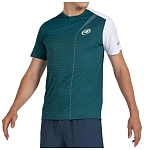 (EU) Футболка мужская Bullpadel Llico с коротким рукавом, Изумрудная (L)