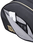 Сумка Wilson для падела Defy V1 Padel Bag, Черная/Золотая