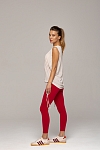 Майка женская SURE TX41004 полупрозрачная с завязками, Белая (L)