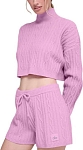 (CN) Свитер женский Alo Yoga Knitwear Ivory, Розовый (2XS)