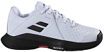 Кроссовки для мальчиков Babolat Propulse Junior 3 All Court, Белые/Чёрные (р. 35,5)